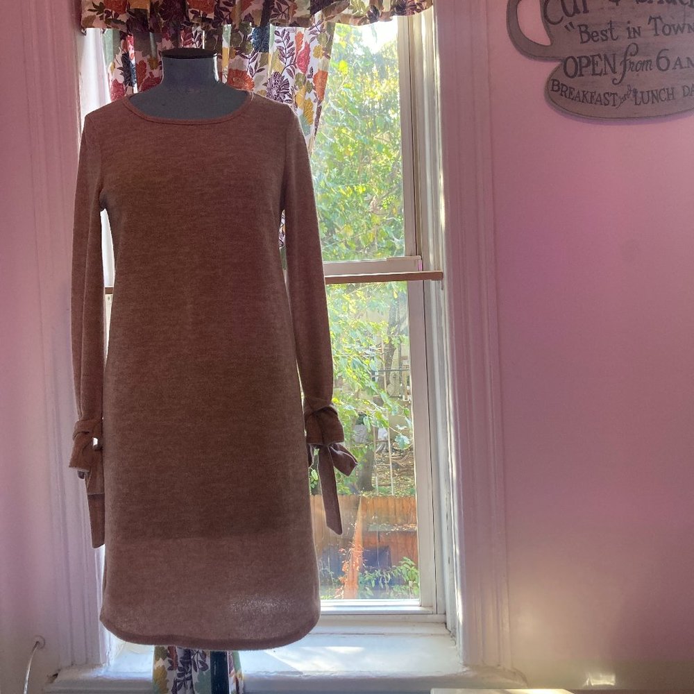 Pinkblush pinkish beige maternity sweater dress